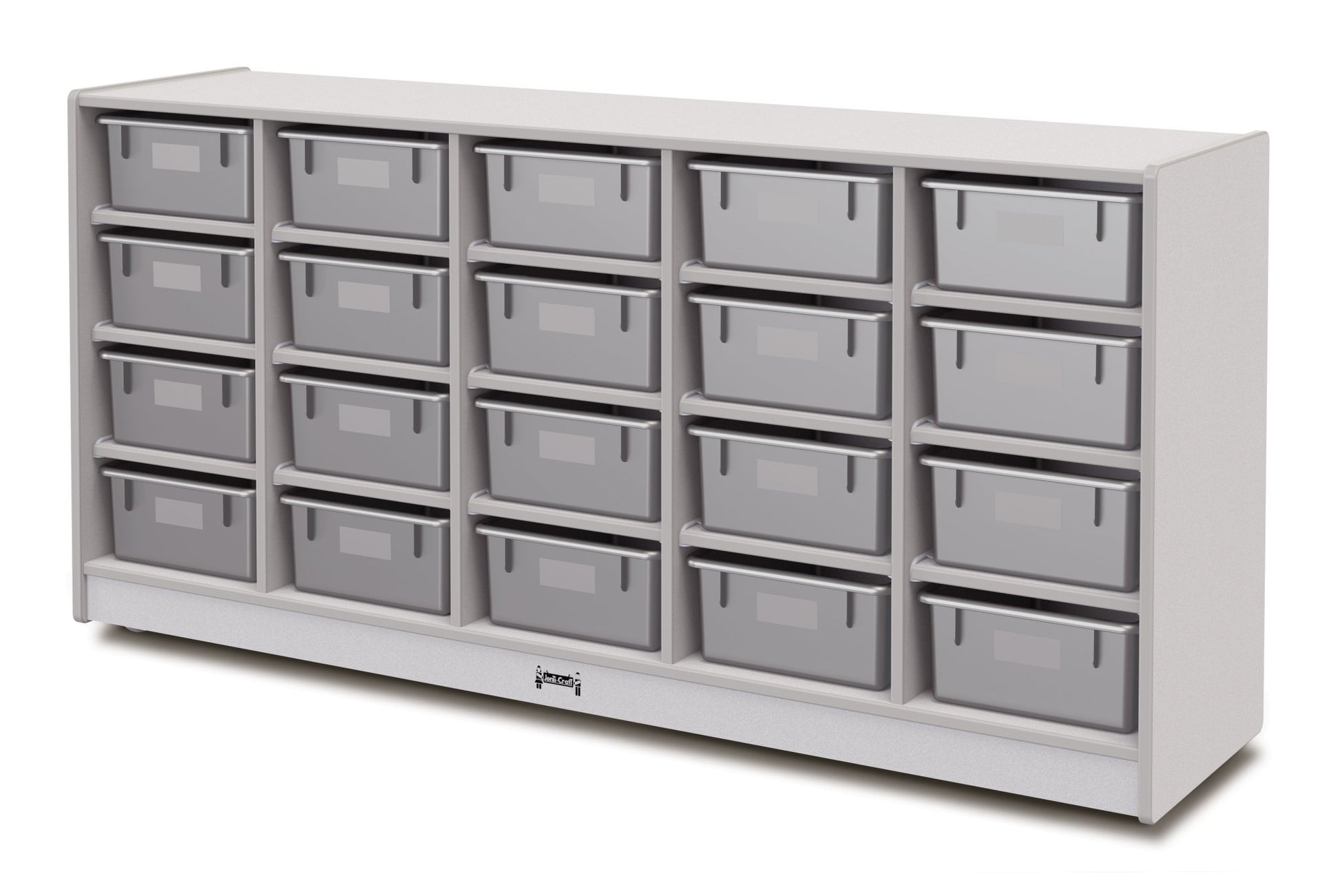 Rainbow Accents 20 Tub Mobile Storage - with Tubs - SchoolOutlet
