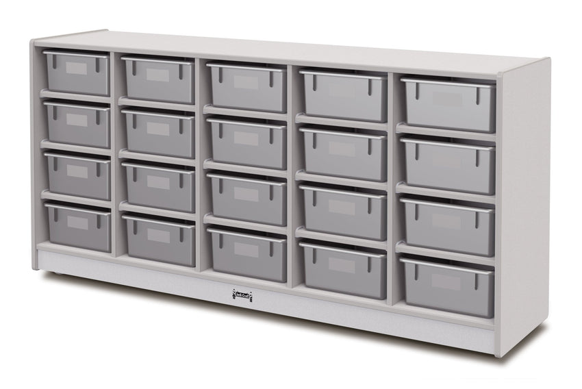 Rainbow Accents 20 Tub Mobile Storage - with Tubs - SchoolOutlet