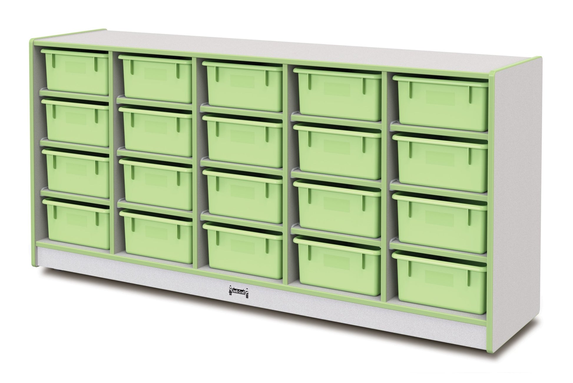 Rainbow Accents 20 Tub Mobile Storage - with Tubs - SchoolOutlet