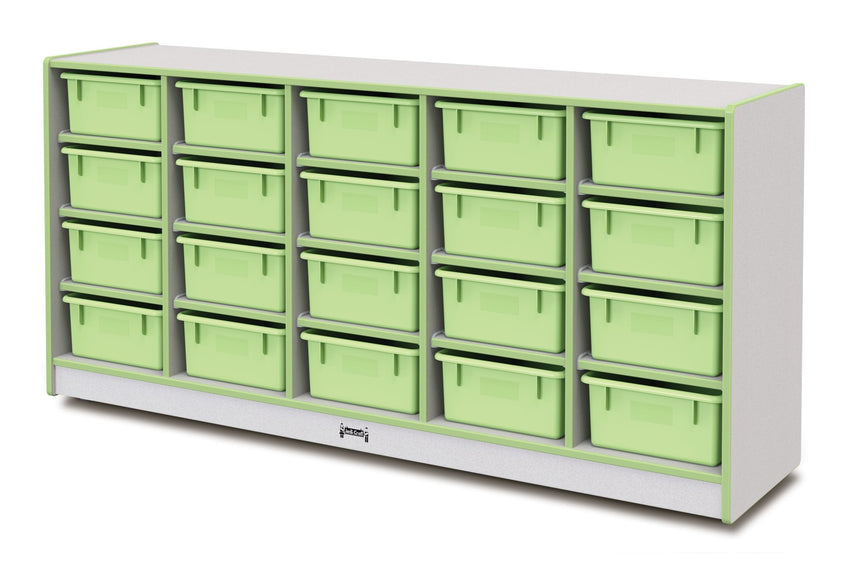 Rainbow Accents 20 Tub Mobile Storage - with Tubs - SchoolOutlet