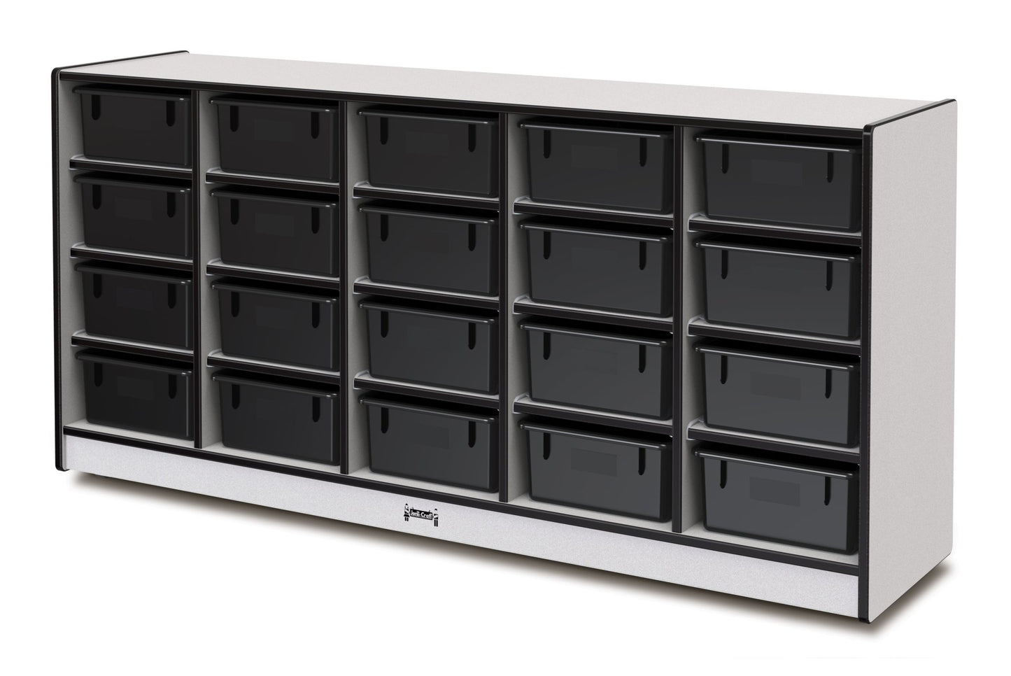 Rainbow Accents 20 Tub Mobile Storage - with Tubs - SchoolOutlet