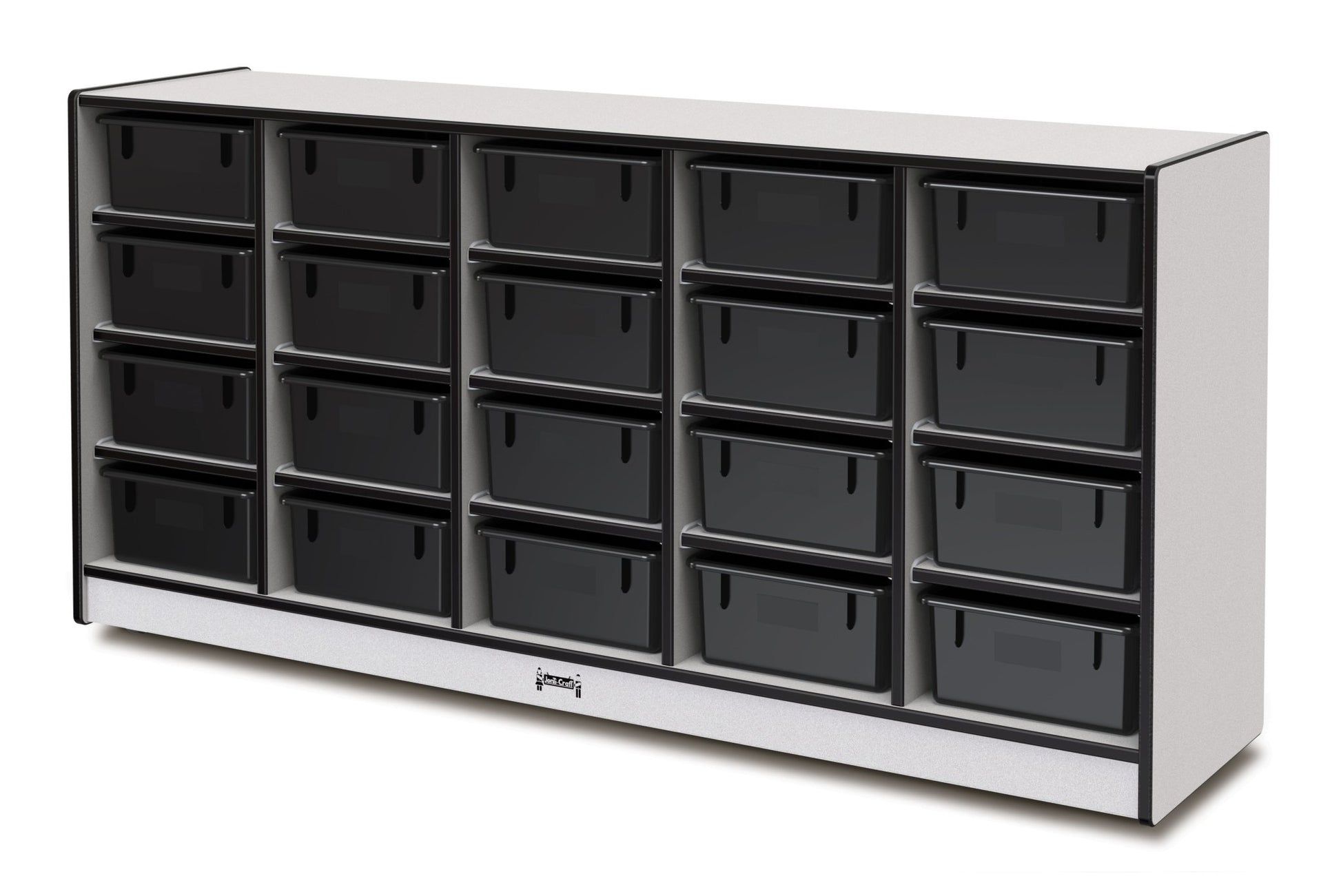 Rainbow Accents 20 Tub Mobile Storage - with Tubs - SchoolOutlet