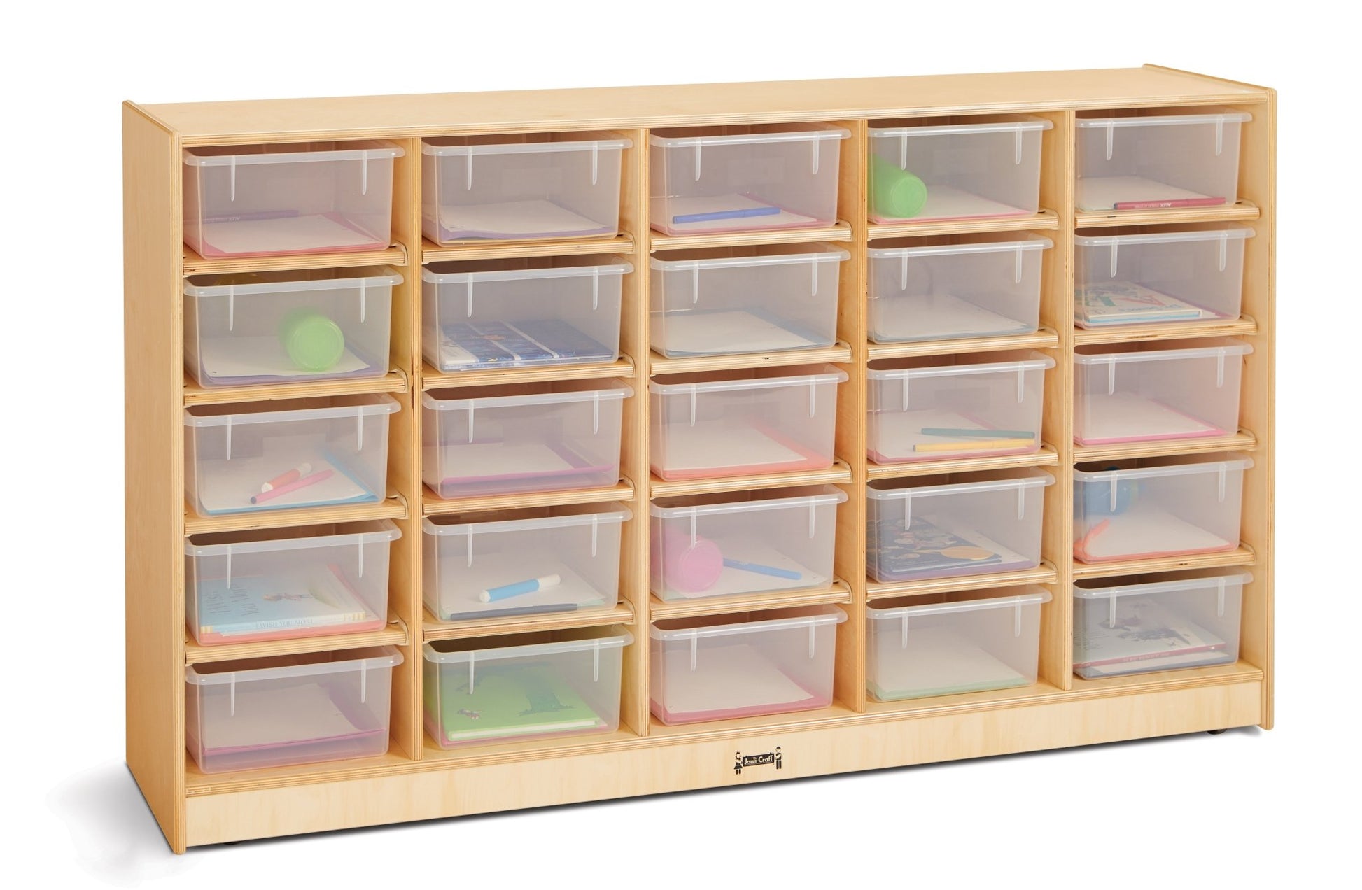 Jonti - Craft 25 - tub Single Storage Unit With Clear Tray (Jonti - Craft JON - 40260JC) - SchoolOutlet