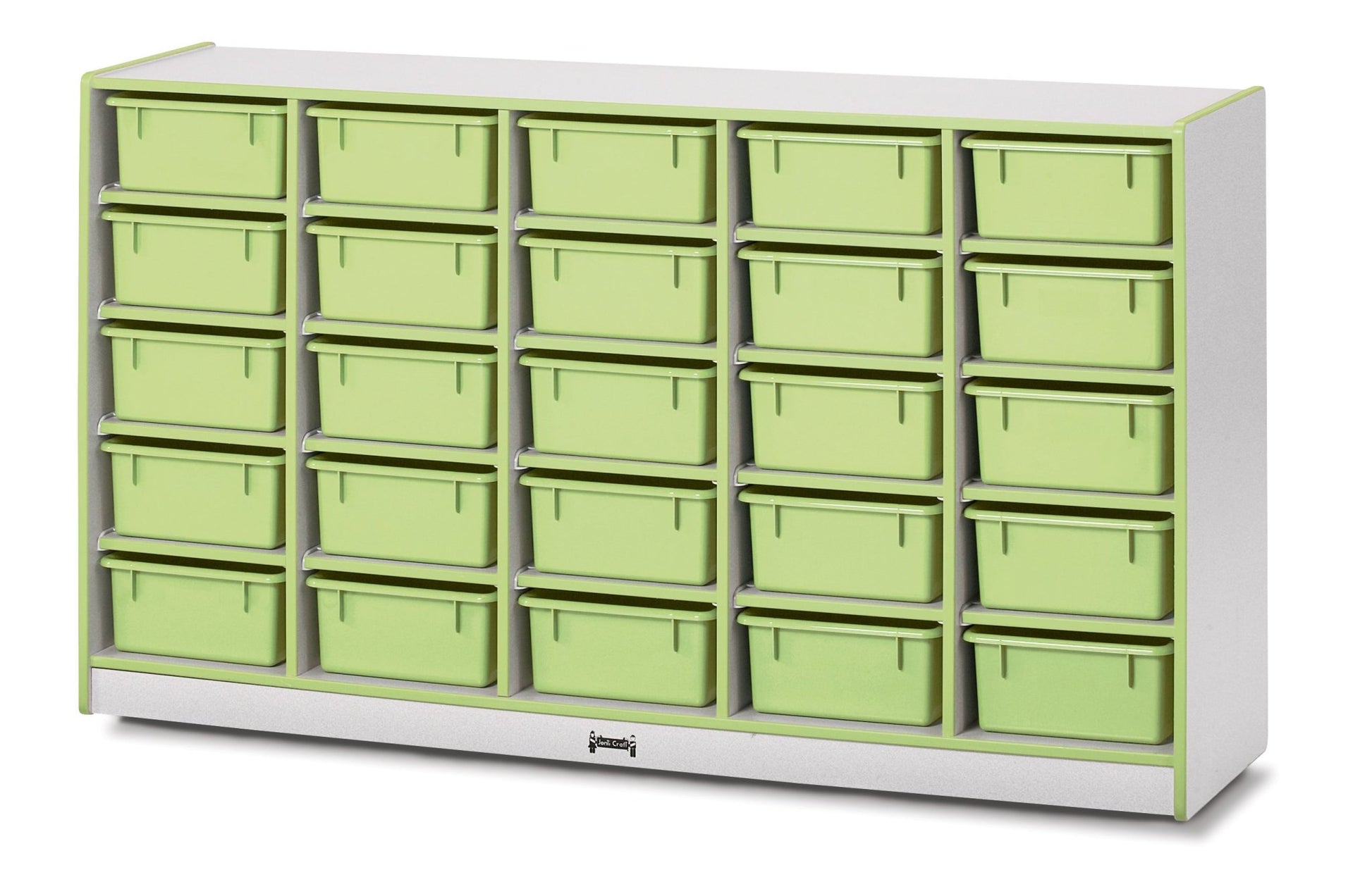 Rainbow Accents 25 Tub Mobile Storage - with Tubs - SchoolOutlet