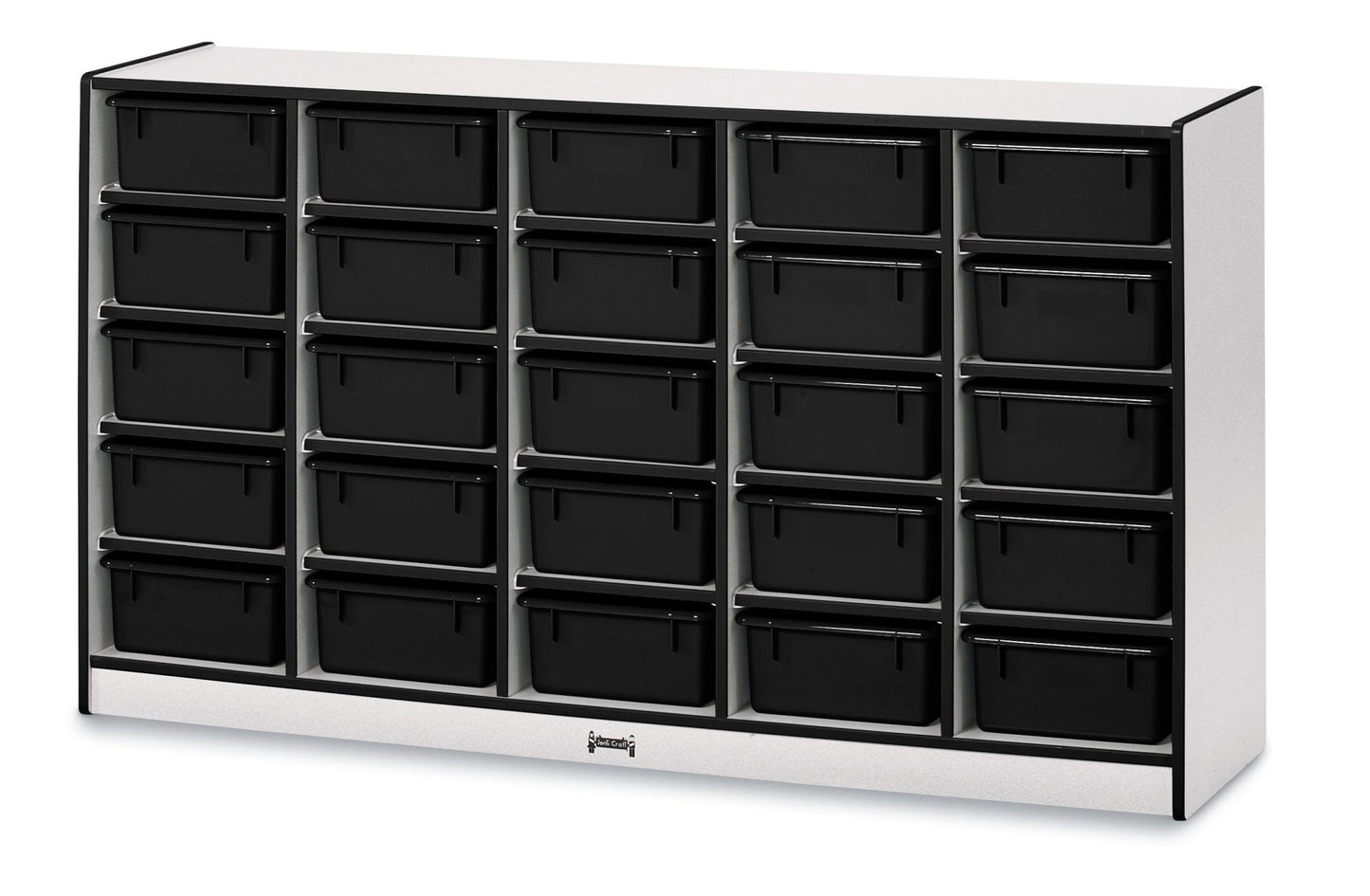 Rainbow Accents 25 Tub Mobile Storage - with Tubs - SchoolOutlet
