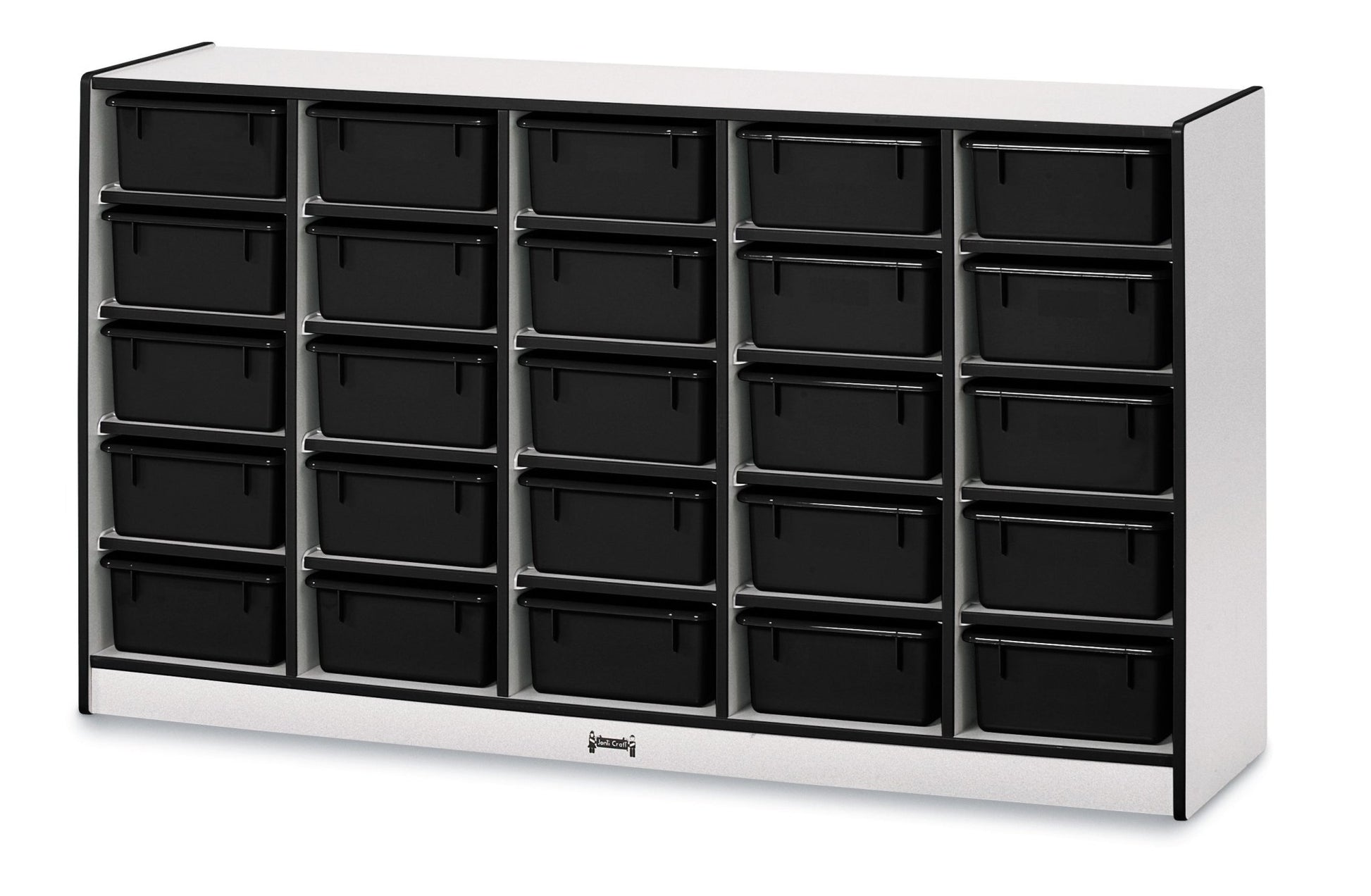 Rainbow Accents 25 Tub Mobile Storage - with Tubs - SchoolOutlet