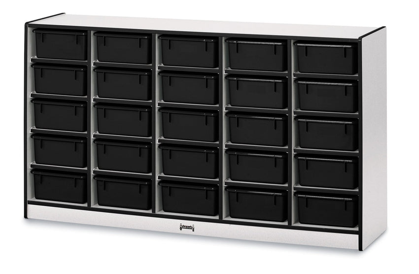 Rainbow Accents 25 Tub Mobile Storage - with Tubs - SchoolOutlet
