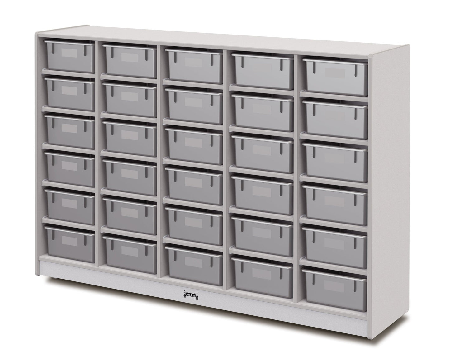 Rainbow Accents 30 Tub Mobile Storage - with Tubs - SchoolOutlet