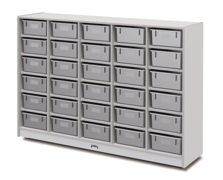 Rainbow Accents 30 Tub Mobile Storage - with Tubs - SchoolOutlet