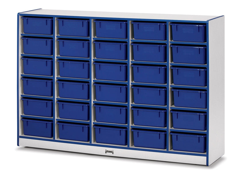Rainbow Accents 30 Tub Mobile Storage - with Tubs - SchoolOutlet