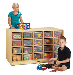 Jonti-Craft Double-Sided Island - 40 Cubbie-Tray - without Trays