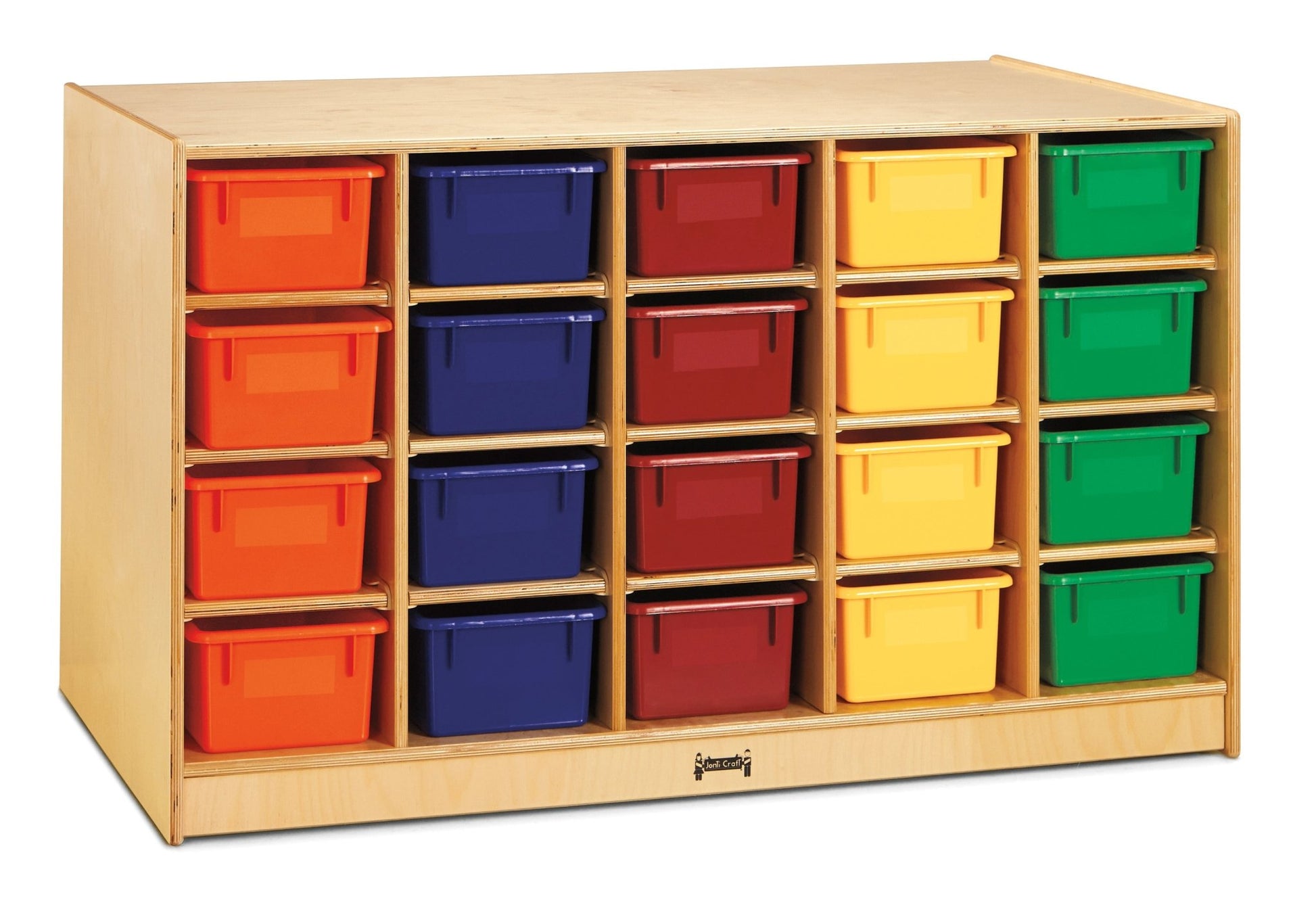 Jonti - Craft Double - Sided Island - 40 Cubbie - Tray - without Trays - SchoolOutlet