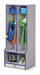 Rainbow Accents 2 Section Coat Locker with Step - SchoolOutlet
