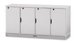 Jonti-Craft Rainbow Accents 4-Section Stackable Lockers 48.5