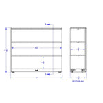 Jonti - Craft Mega Mobile Straight - Shelf - SchoolOutlet