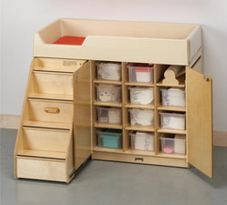 Jonti-Craft Diaper Depot With Left Stairs (Jonti-Craft JON-5145JC)