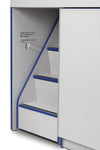 Rainbow Accents Diaper Changer with Stairs - Left - SchoolOutlet
