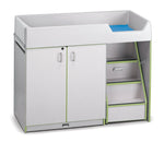 Rainbow Accents Diaper Changer with Stairs - Right - SchoolOutlet