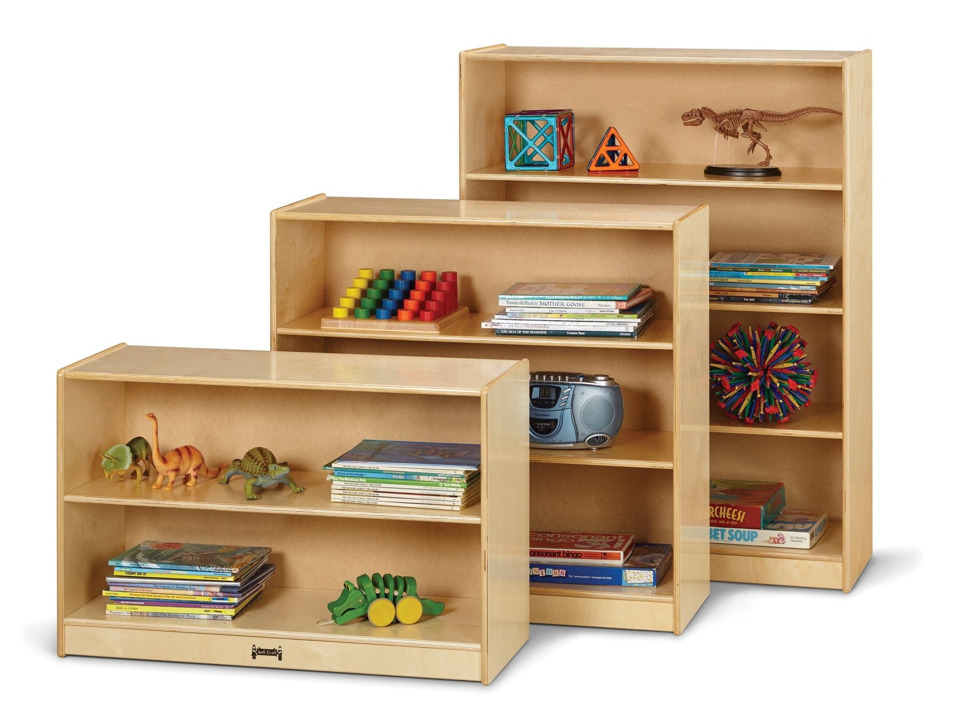 Jonti - Craft Tall Fixed Straight - Shelf Bookcase - SchoolOutlet