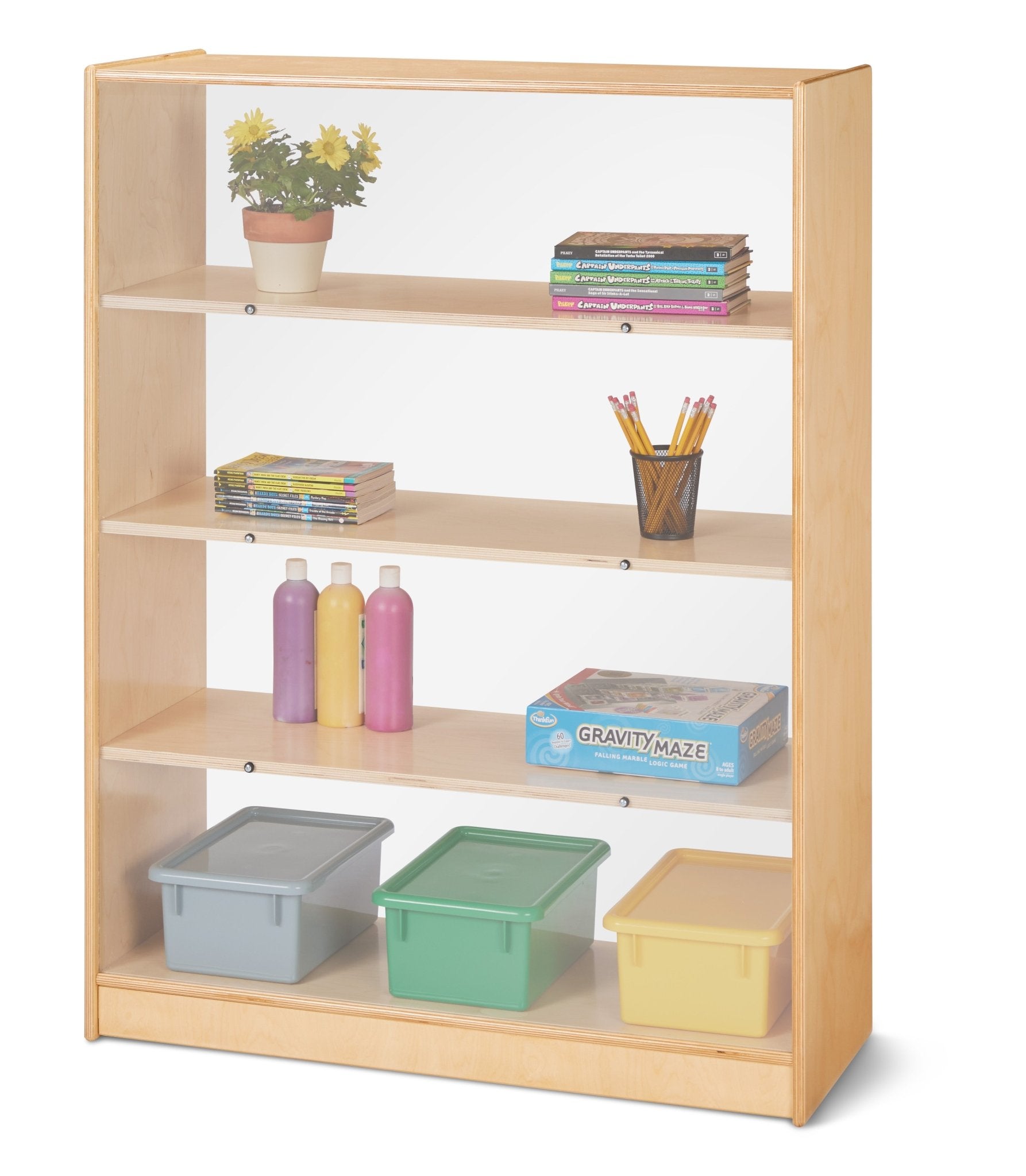 Jonti - Craft Tall Fixed Straight - Shelf Bookcase - SchoolOutlet