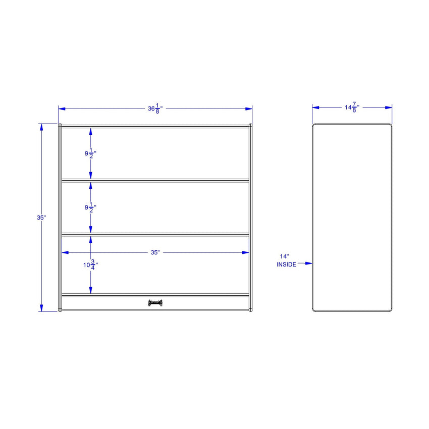 Jonti - Craft Fixed Straight - Shelf Bookcase - SchoolOutlet