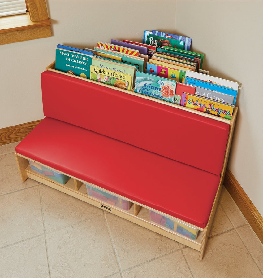Jonti - Craft Corner Literacy Nook - Red - SchoolOutlet