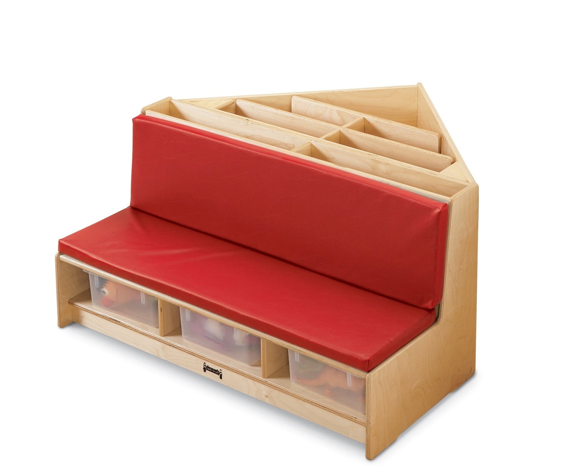 Jonti - Craft Corner Literacy Nook - Red - SchoolOutlet