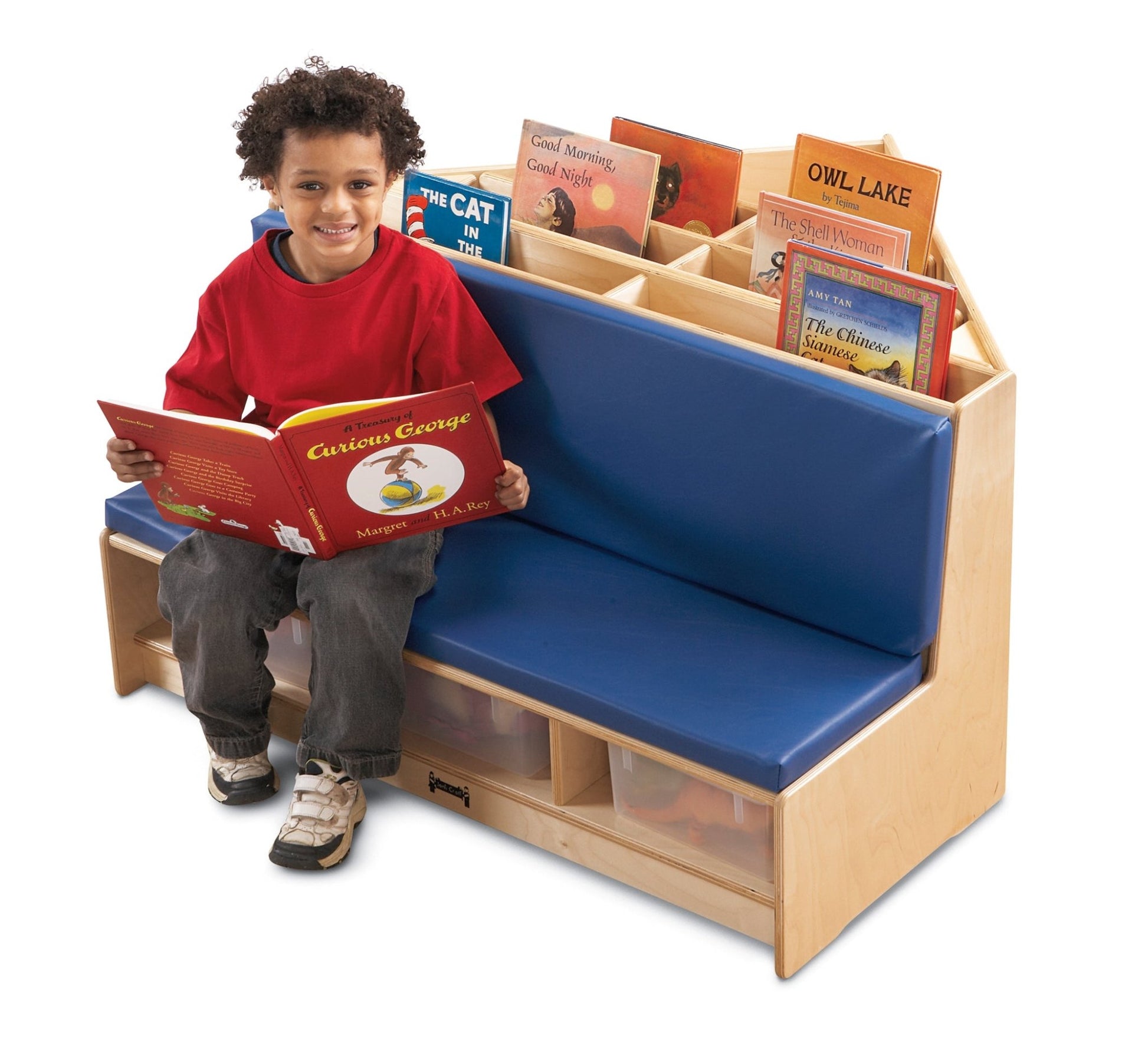 Jonti - Craft Corner Literacy Nook - Blue - SchoolOutlet