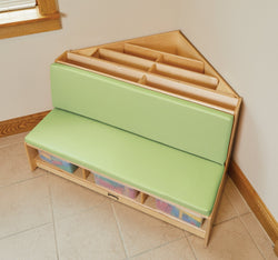 Jonti-Craft Corner Literacy Nook - Key Lime