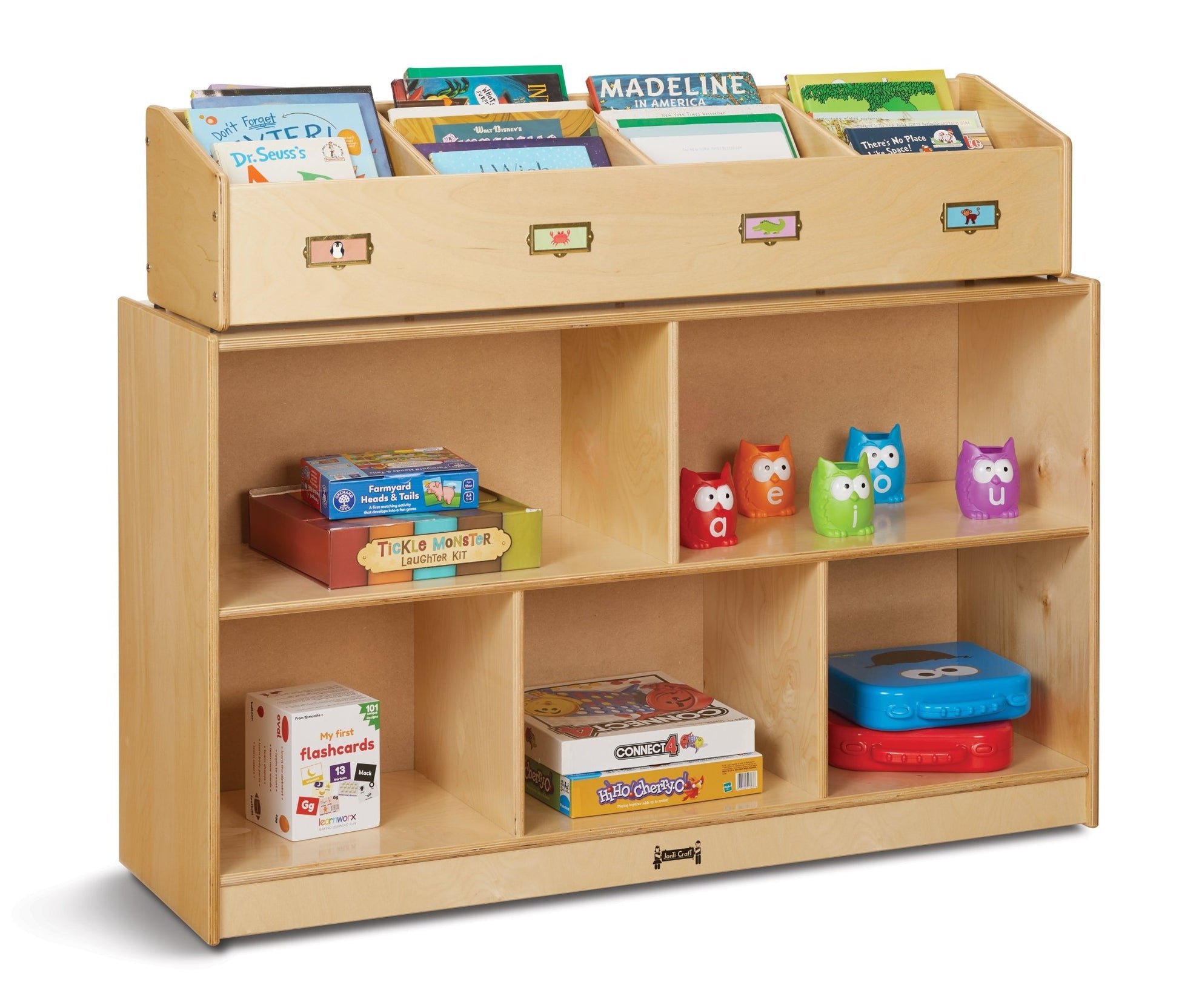 Jonti - Craft Tabletop Book Browser - 4 Section - SchoolOutlet