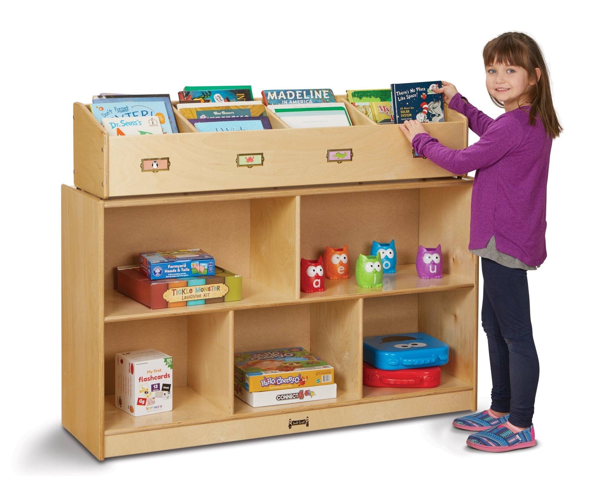 Jonti - Craft Tabletop Book Browser - 4 Section - SchoolOutlet