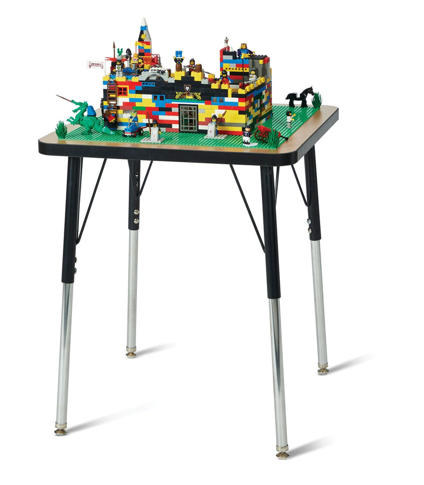 Jonti - Craft Adjustable Building Table - Traditional Brick Compatible - 24 - 31"H - SchoolOutlet