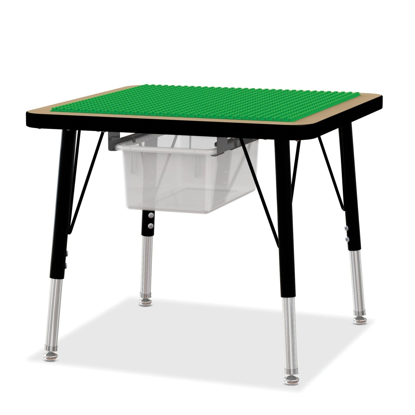 Jonti - Craft Adjustable Building Table - Preschool Brick Compatible - 15 - 24"H - SchoolOutlet