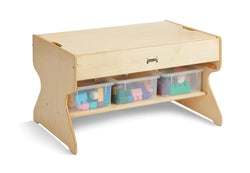 Jonti-Craft Deluxe Building Table - Traditional Brick Compatible