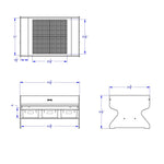 Jonti - Craft Deluxe Building Table - Preschool Brick Compatible - SchoolOutlet