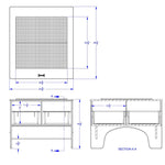 Jonti - Craft KYDZ Building Table - Preschool Brick Compatible - with Clear Tubs - SchoolOutlet