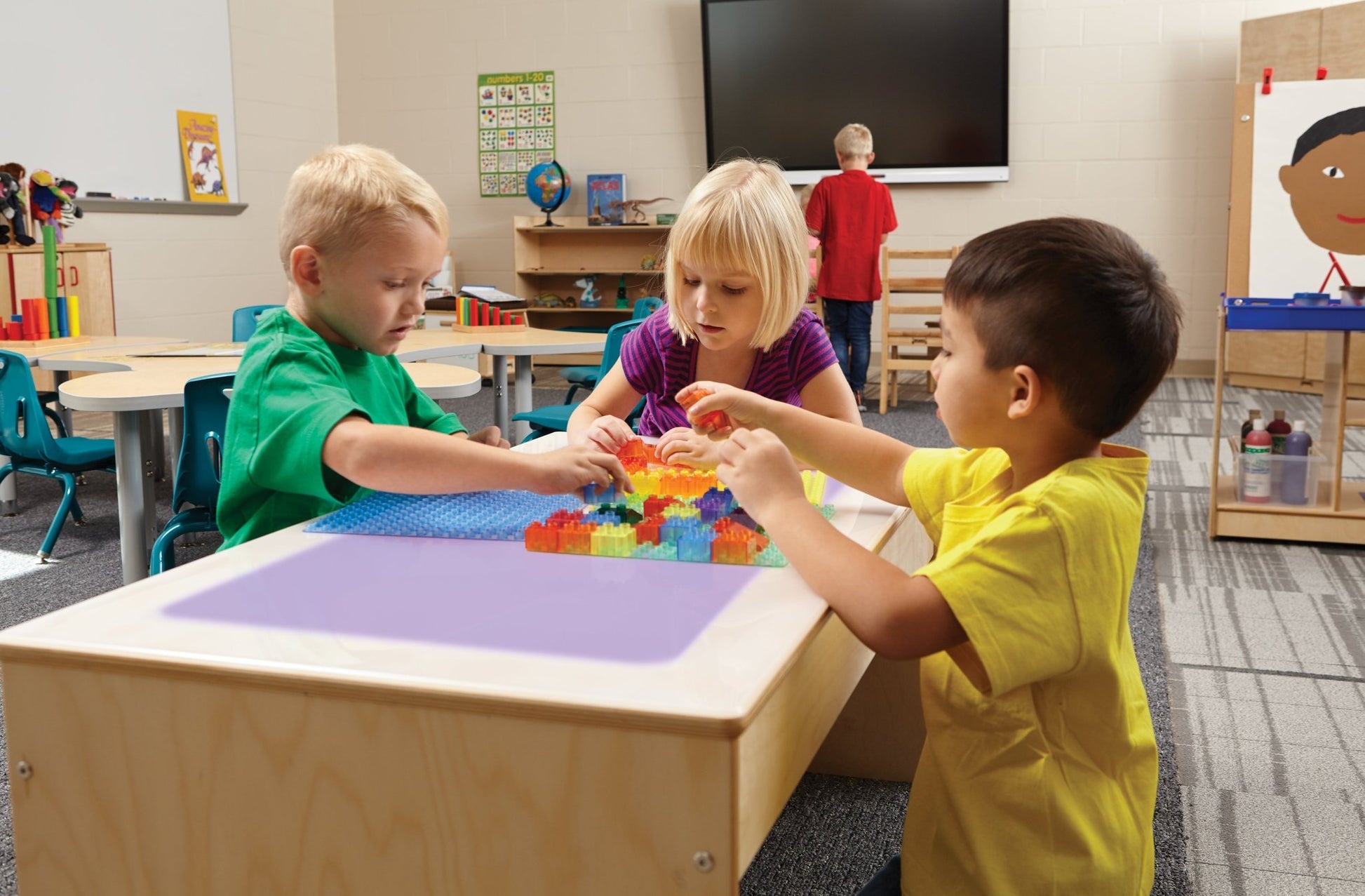 Jonti - Craft Large Light Table - Multicolored - SchoolOutlet