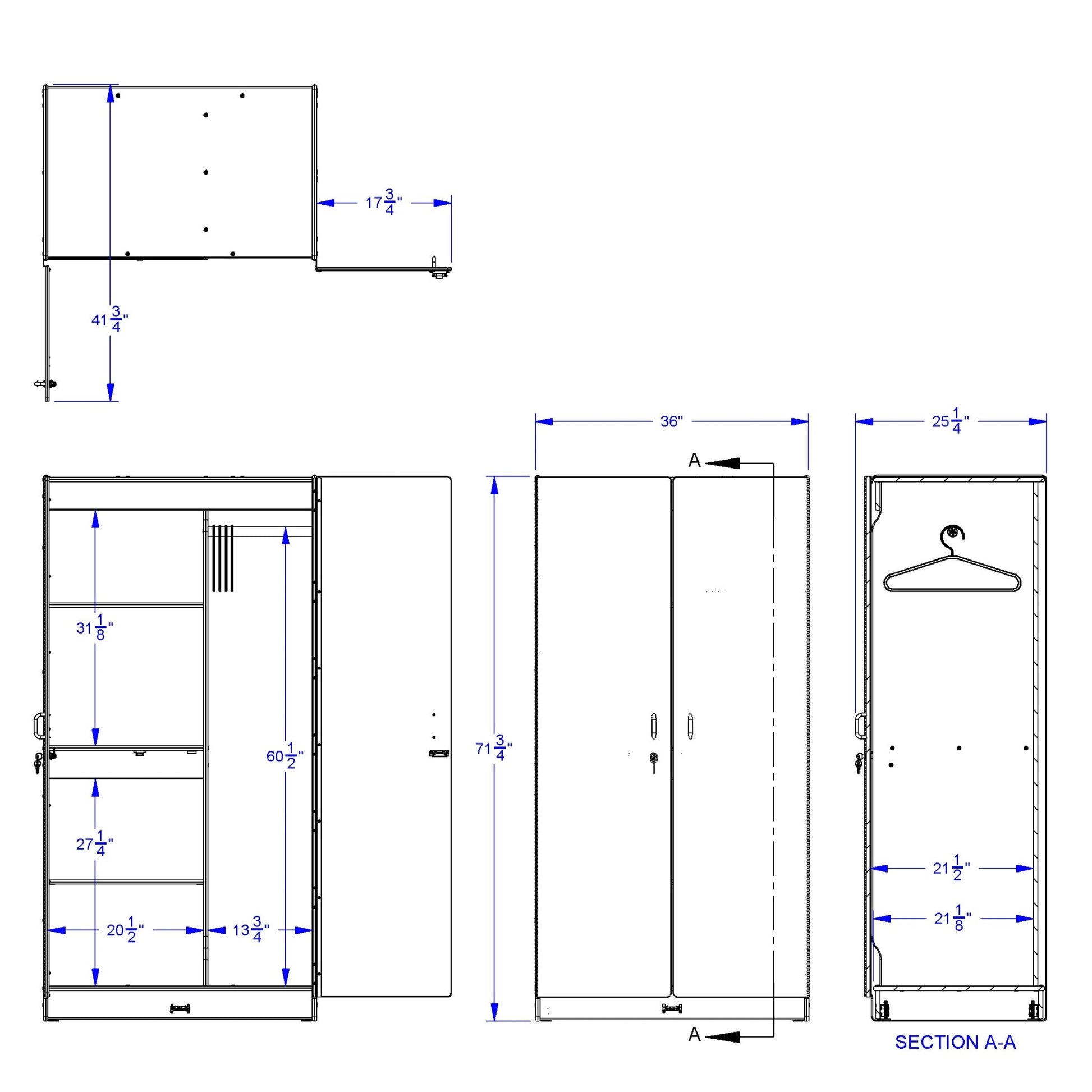 Jonti - Craft Wardrobe Closet Deluxe - SchoolOutlet