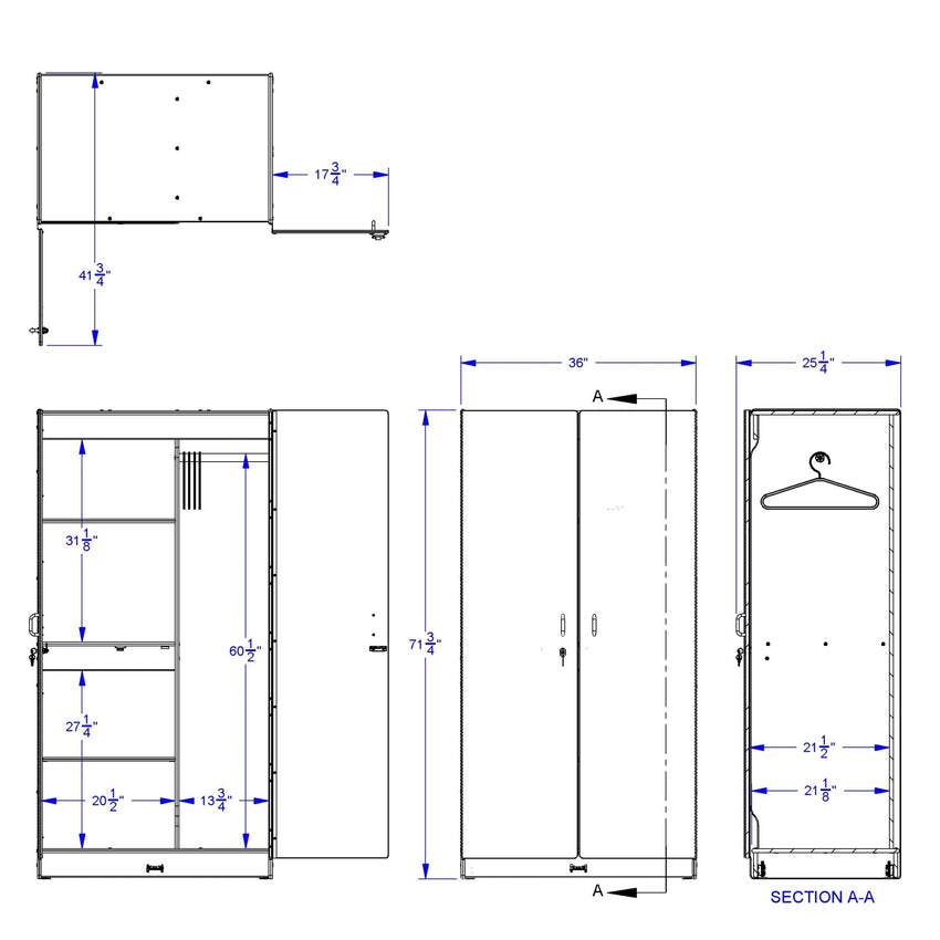 Jonti - Craft Wardrobe Closet Deluxe - SchoolOutlet