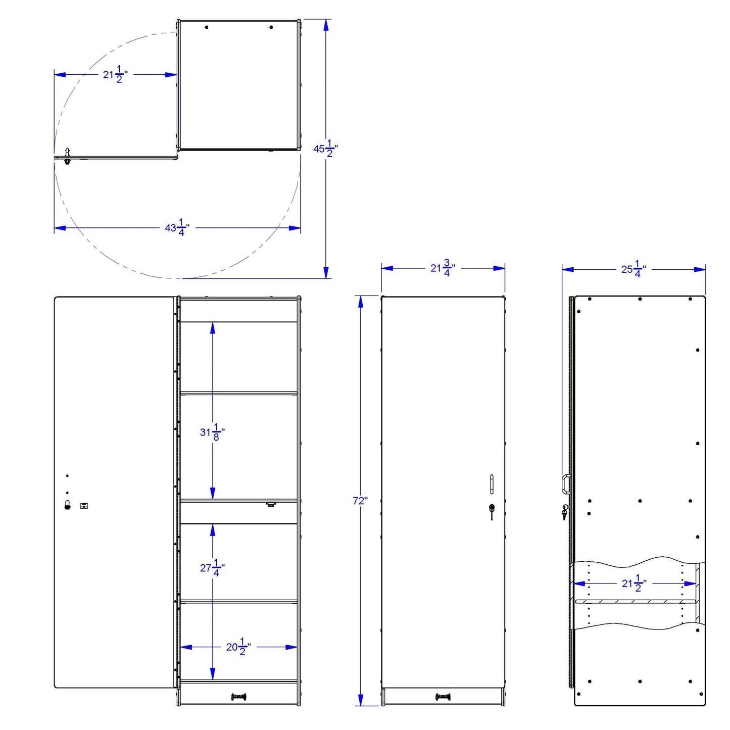 Jonti - Craft Single Storage Cabinet - SchoolOutlet