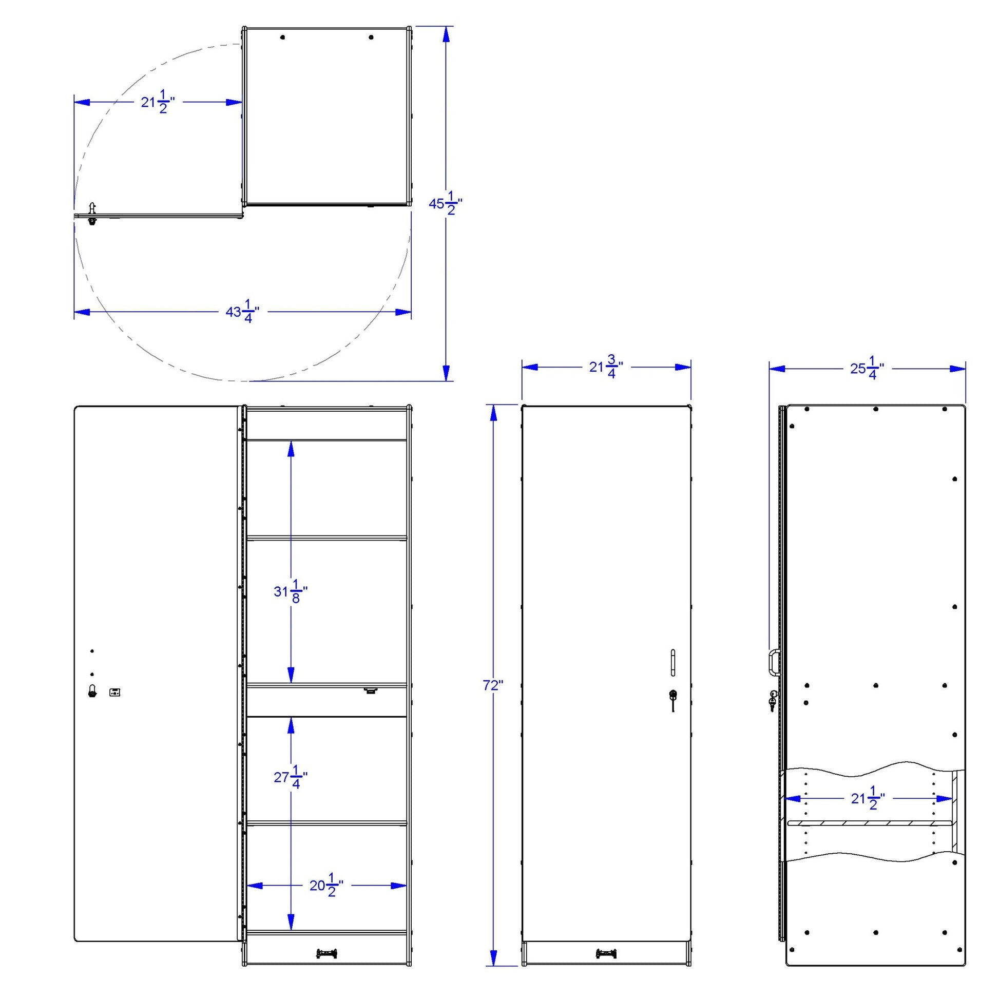 Jonti - Craft Single Storage Cabinet - SchoolOutlet