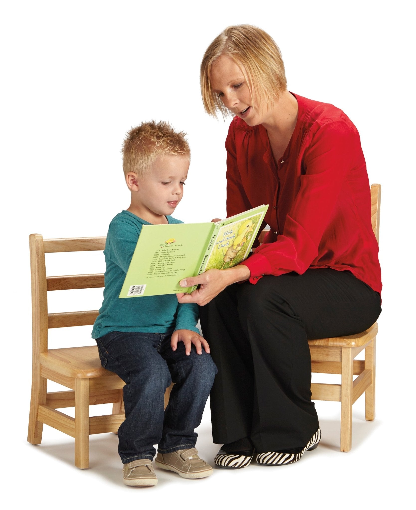 Jonti - Craft Instructor’s Ladderback Chair Pair - 12" Height - SchoolOutlet