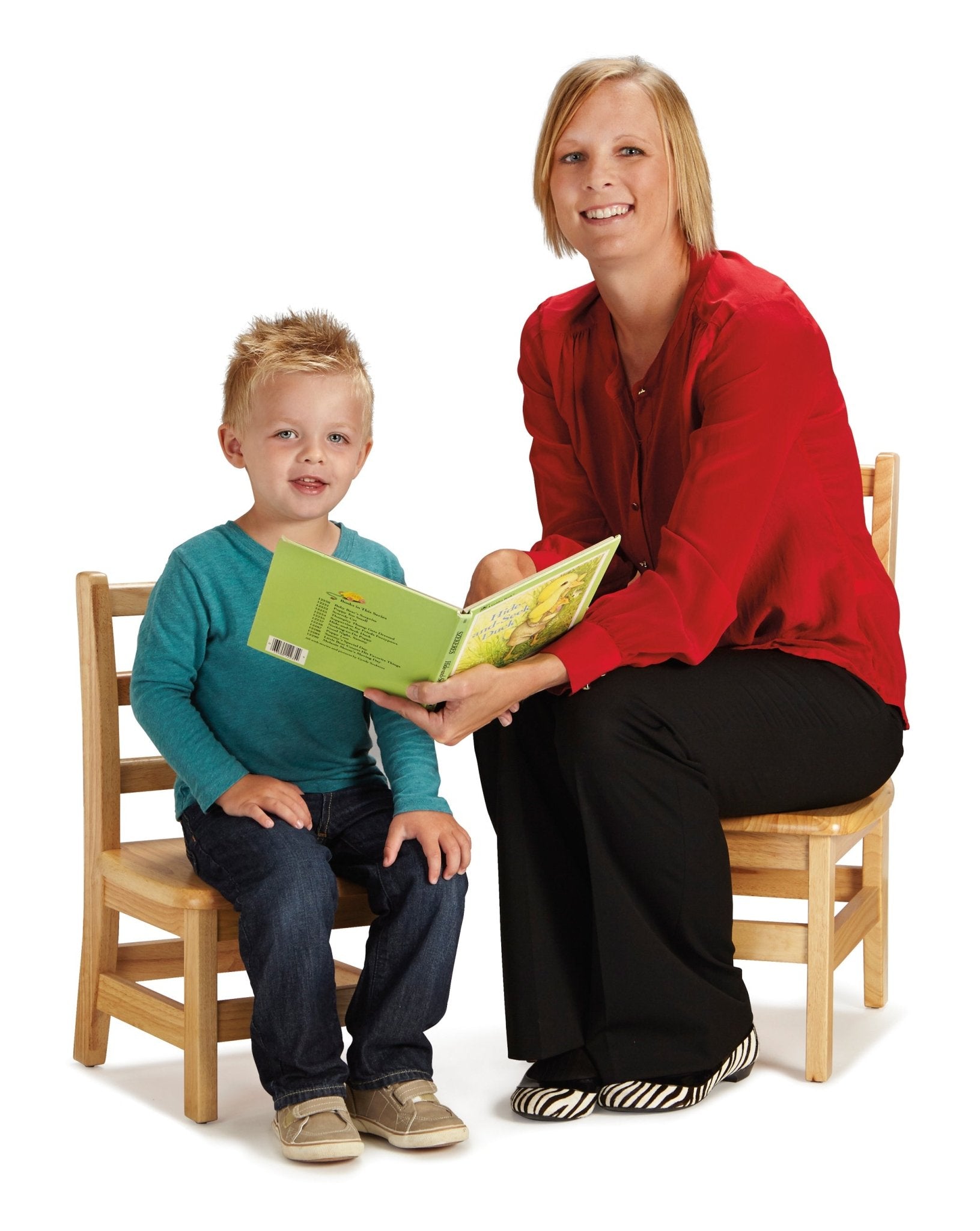 Jonti - Craft Instructor’s Ladderback Chair Pair - 12" Height - SchoolOutlet