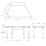 Jonti - Craft Purpose+ Trapezoid Table - 21