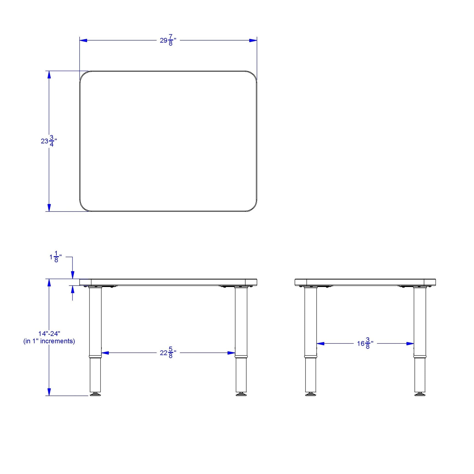 Jonti - Craft Purpose+ Rectangle Table - 24" x 30" - SchoolOutlet