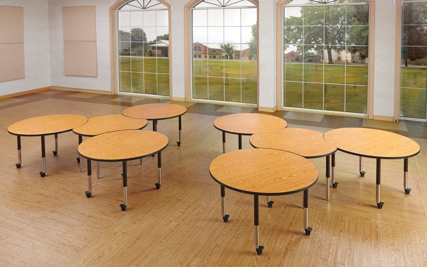 Berries Collaborative Hub Table - 44" X 47" - SchoolOutlet