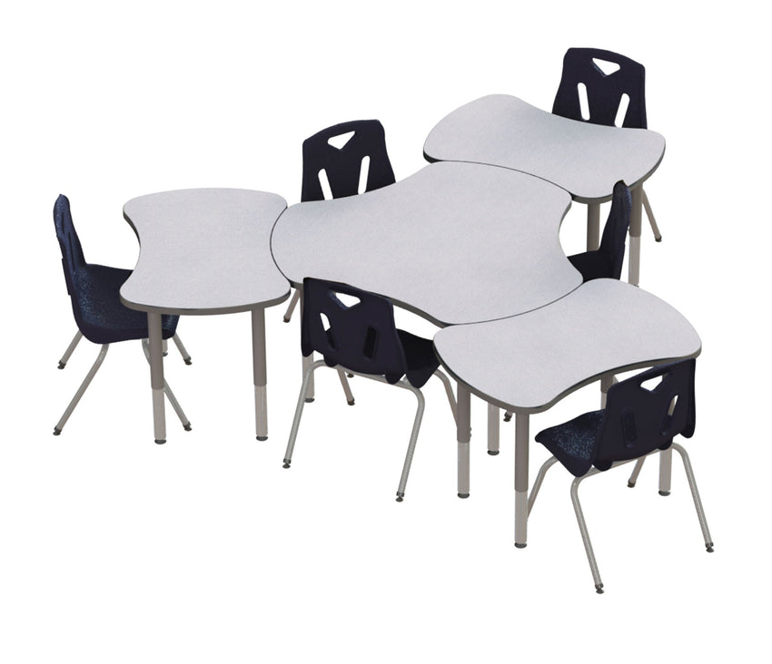 Berries Collaborative Hub Table - 44" X 47" - SchoolOutlet
