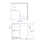 Jonti - Craft Low Inside Corner Storage - SchoolOutlet