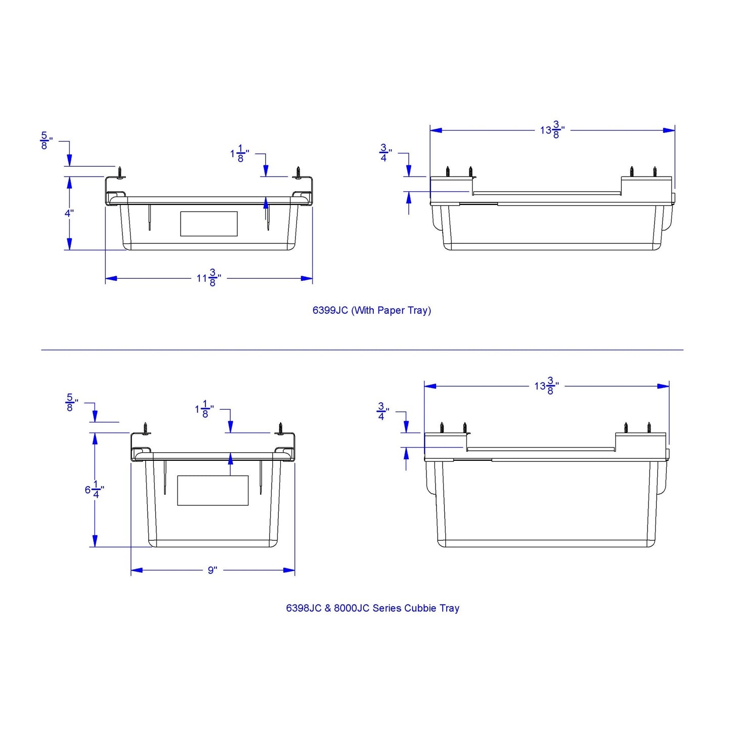 Berries Store - It Drawer Kit - with Clear Paper - Tray - 2 Pack - SchoolOutlet
