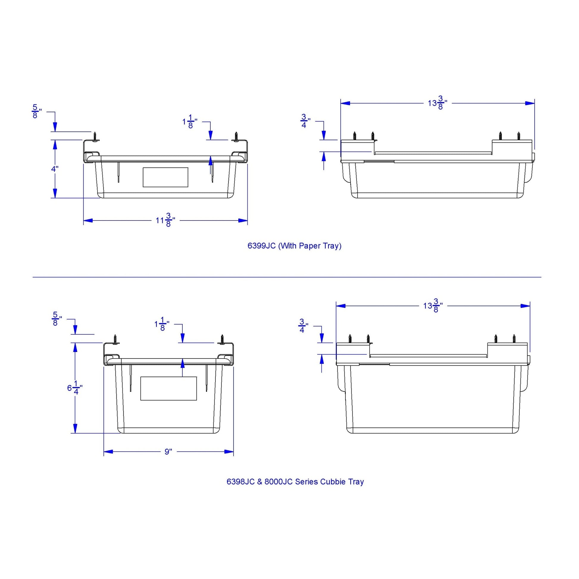 Berries Store - It Drawer Kit - with Clear Paper - Tray - 2 Pack - SchoolOutlet